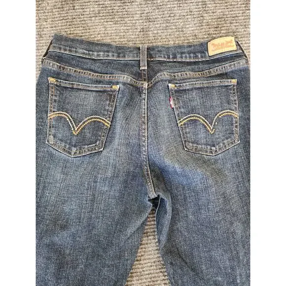 Vintage Levi's 515 Womens Stretch Bootcut Denim Jeans 10 - Picture 8 of 12